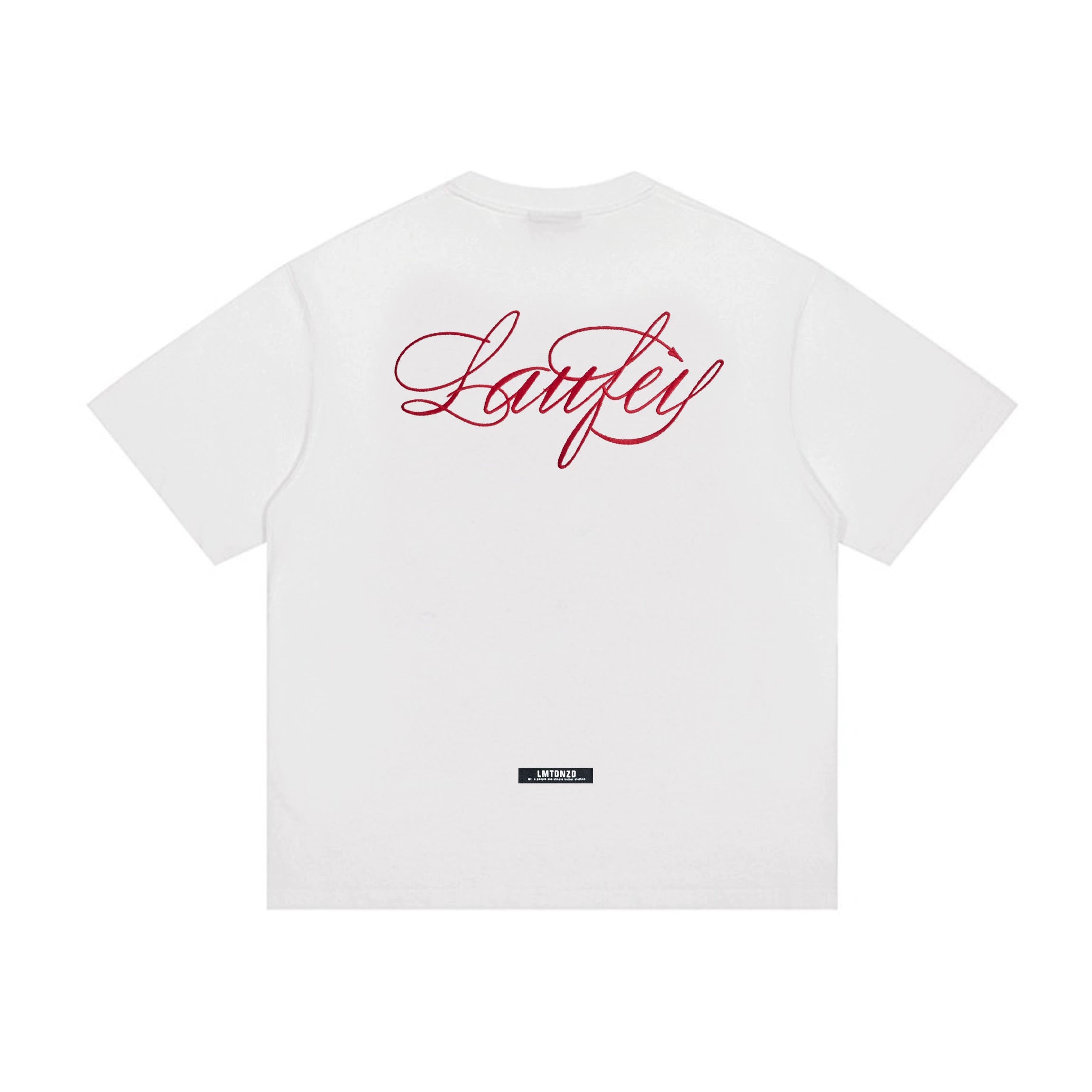 NMK Heavy Industry Embroidery Letter Loose Heavy Tee