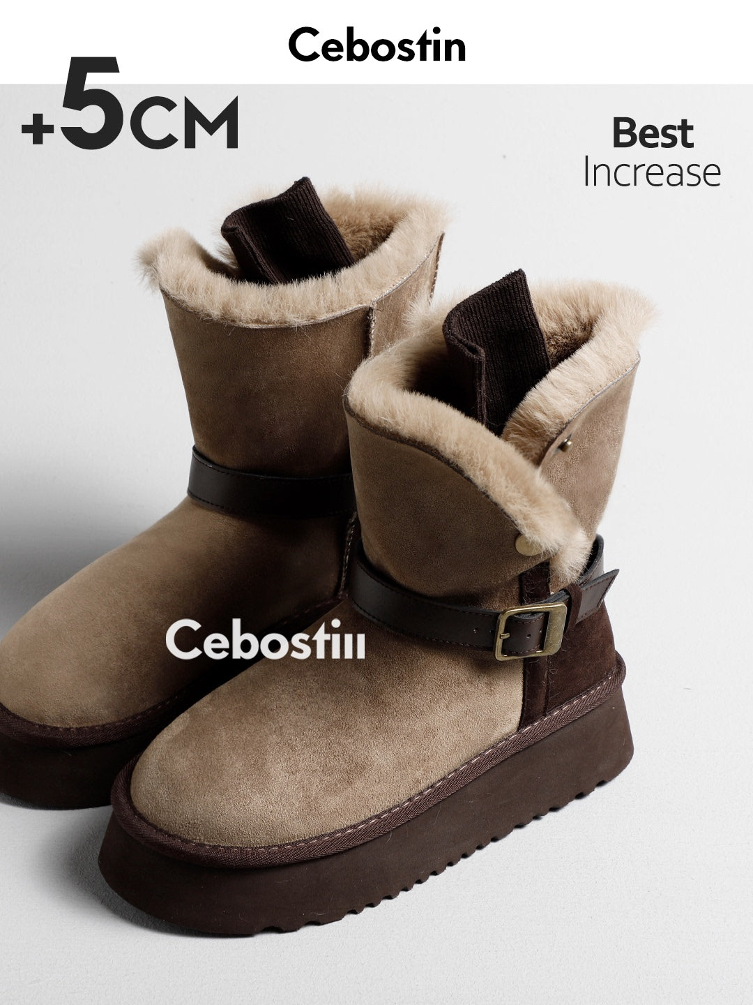 Cebostin Plush Thermal Boots