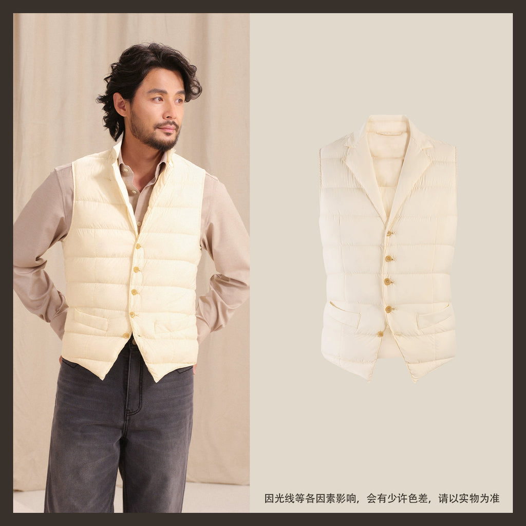 CULTUM Windproof Three-dimensional Tailoring Suit Collar Vest