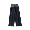 HeyHenry Splicing Sports Wide Leg Sweatpants