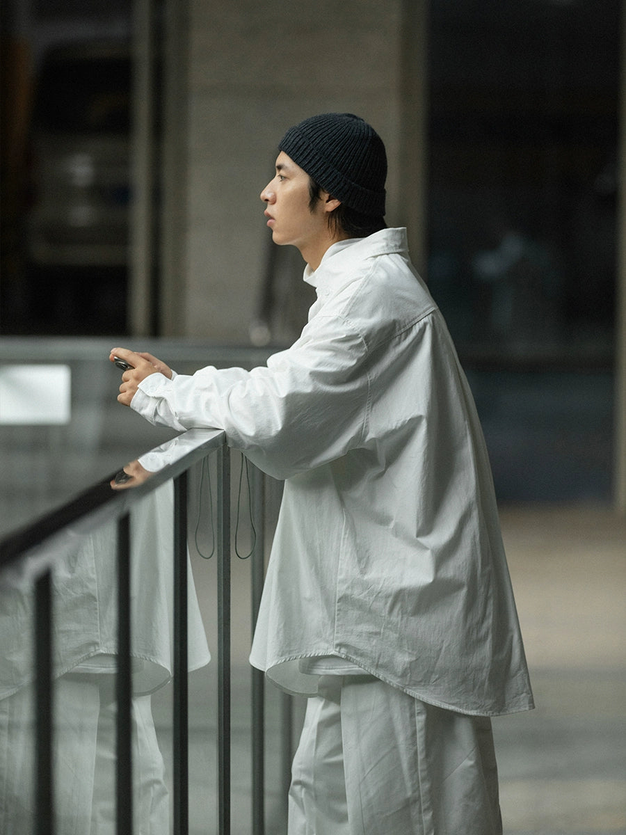 NOEAR Loose Silhouette Vintage Shirt