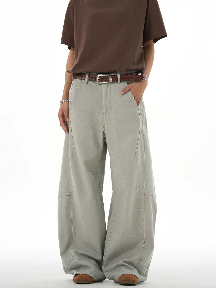 TRUQUEST Vintage Premium Loose Wide Leg Casual Pants