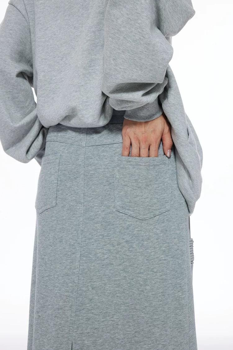 THELIGHT Retro Casual Versatile A-shaped Skirt