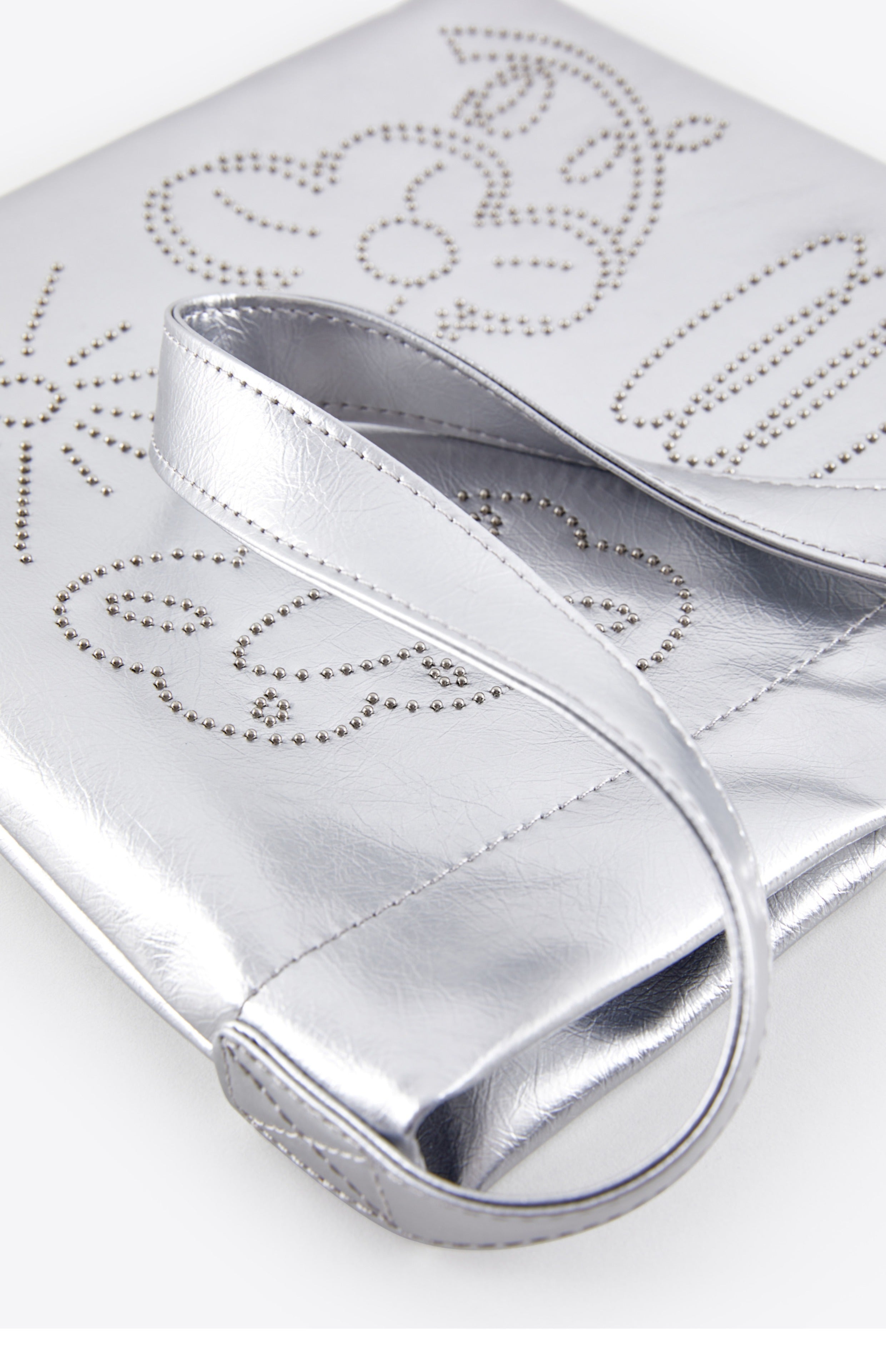 DirtySix Cow Split Leather bang bang franc small flower bag "FAFA" millet nail design