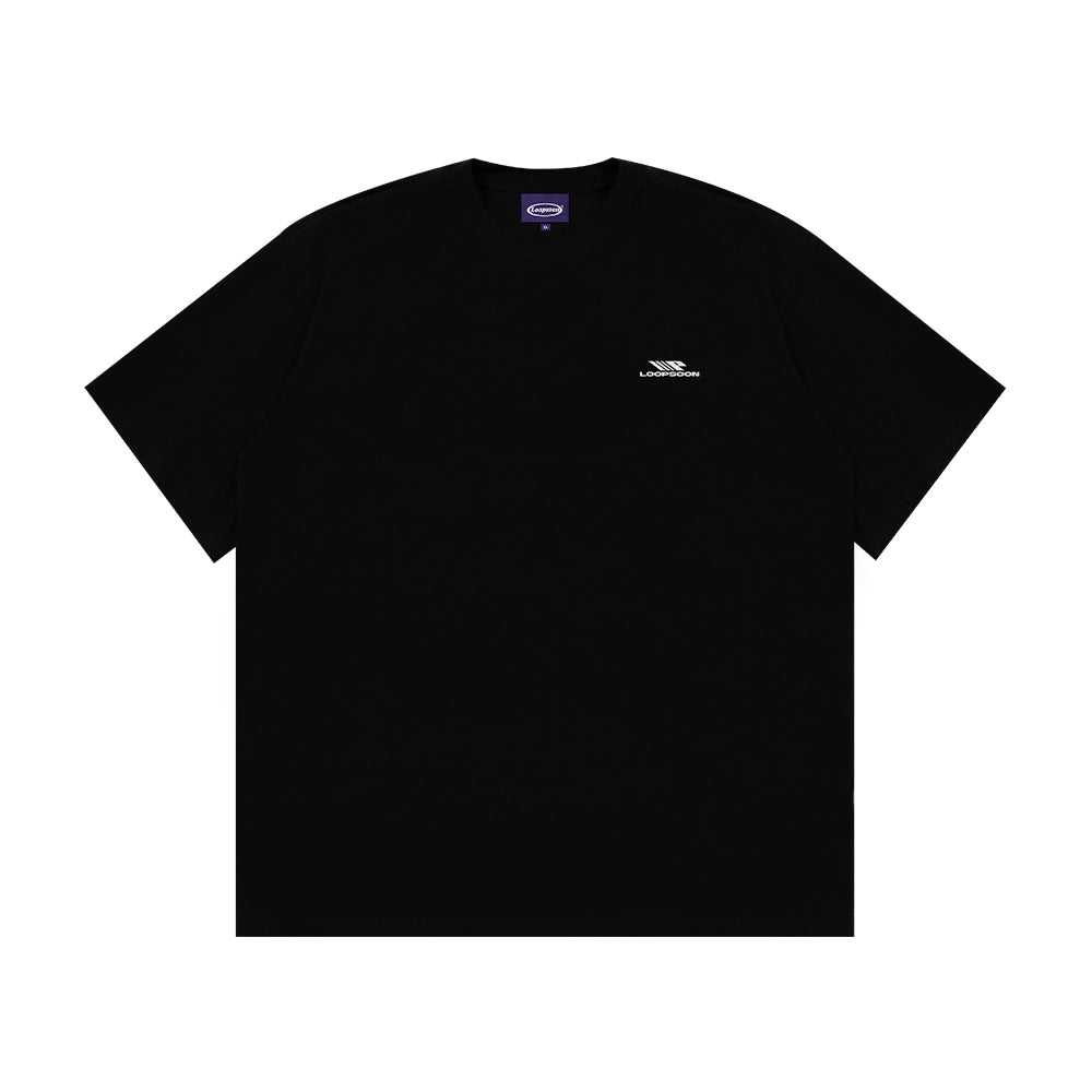 Loopsoon Back Letter Print Versatile Tee