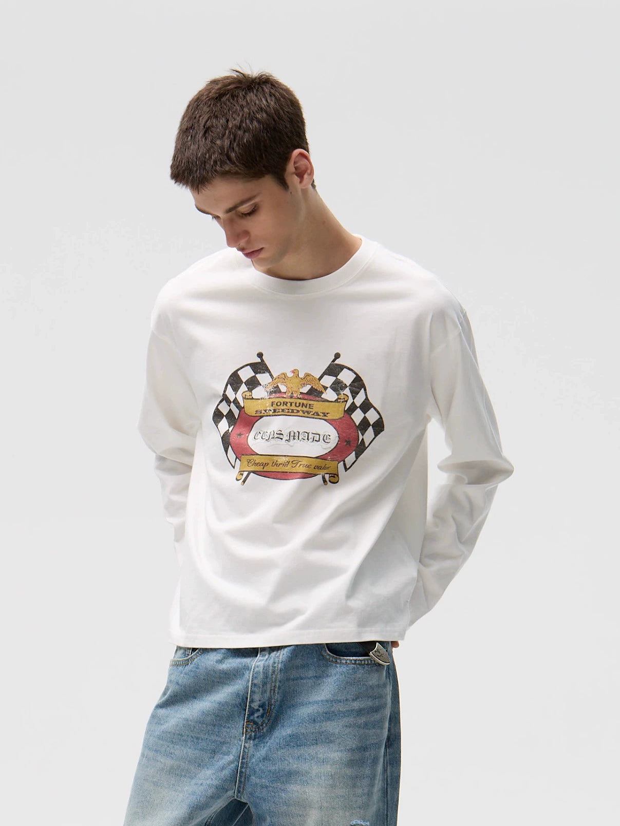 CENSMADE Racing Old Printed Long Sleeves