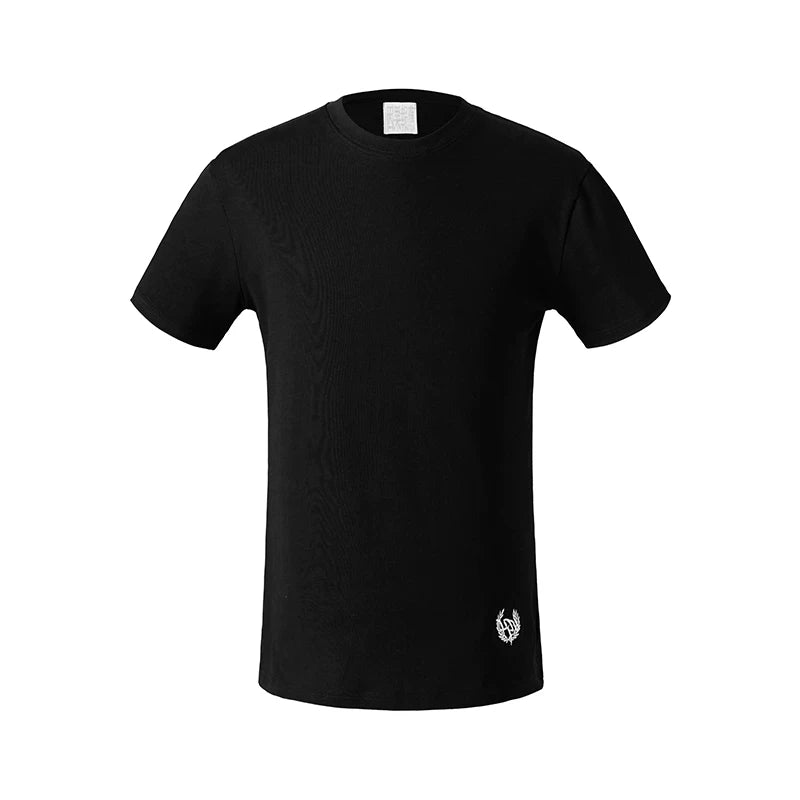 KARMANISTIC Embroidery Slim Round Neck Tee