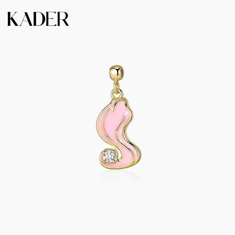 KADER Card Pony Poly Pendant Necklace