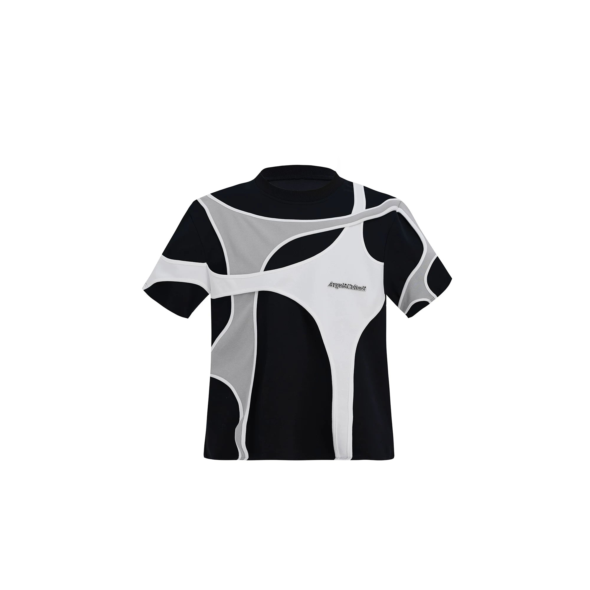 ArguECulturE Double-layer Splicing Strap Contrasting Loose Tee