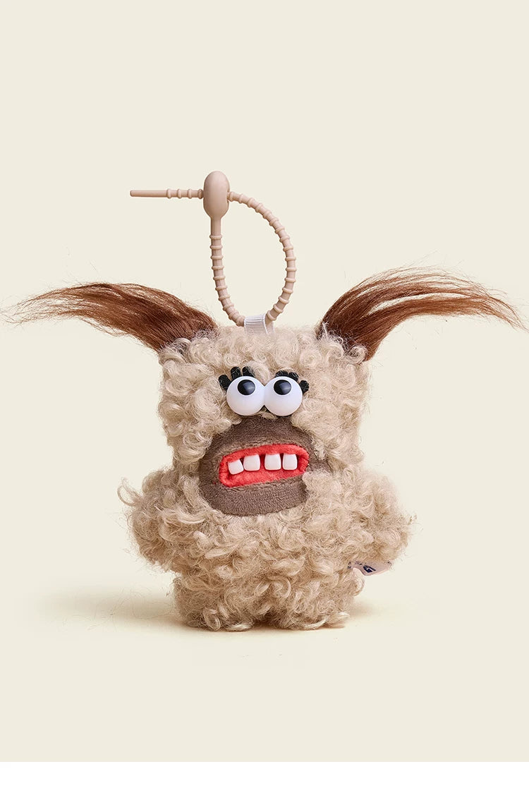 HAVEROSE Missing Teeth Plush Decorative Pendant