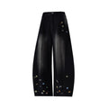 CHANT2nd Cartoon Embroidered Loose Jeans