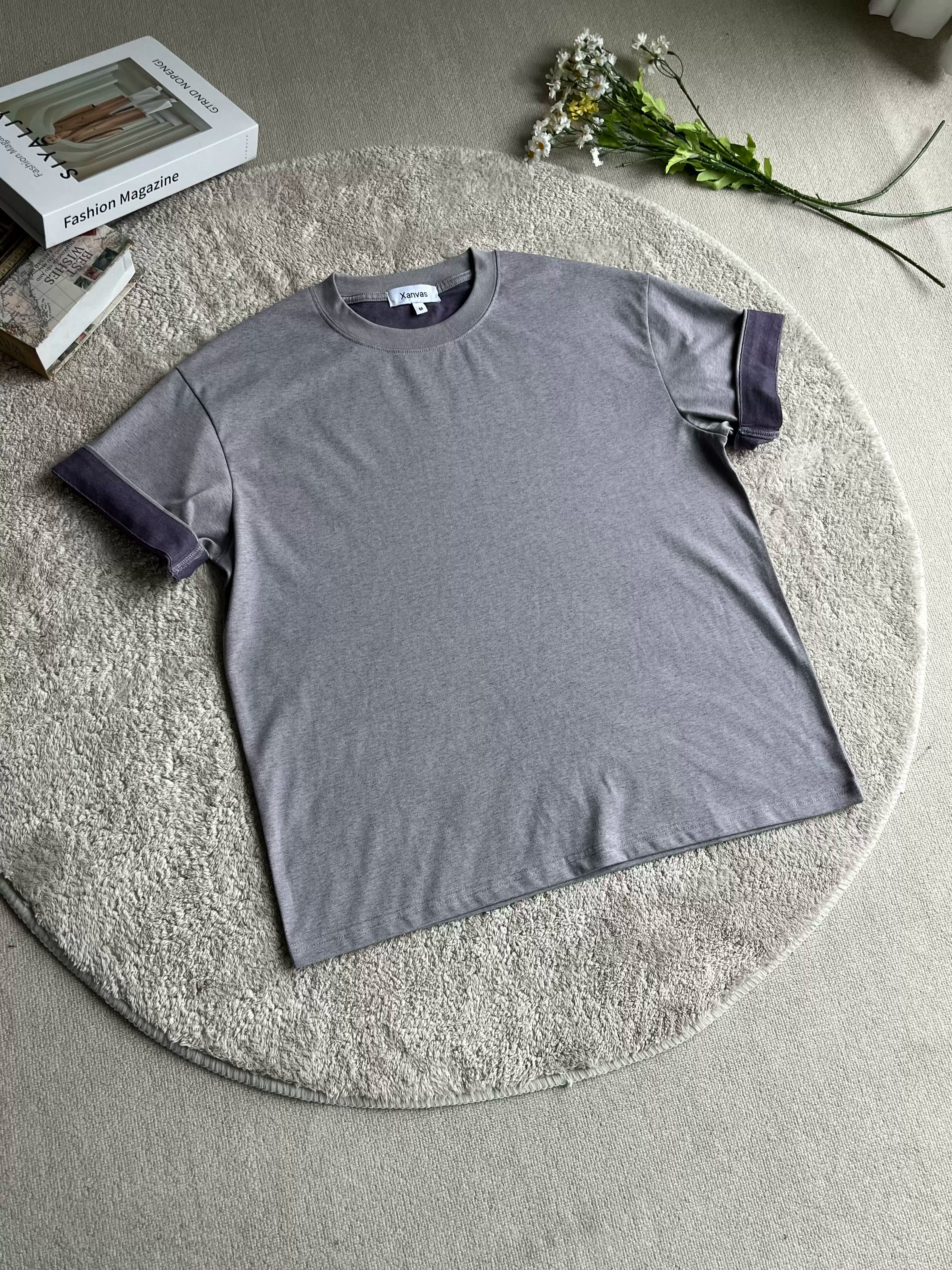 Xanvas Yarn Texture Casual Tee