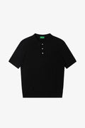NO LOGO Retro Loose Loose Lazy Lapel Tee