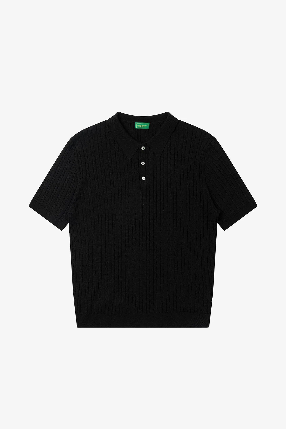 NO LOGO Retro Loose Loose Lazy Lapel Tee