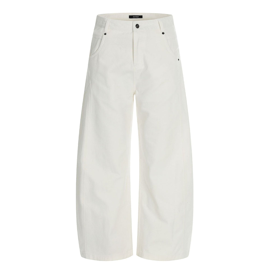 11KN retro wide-leg loose casual trousers
