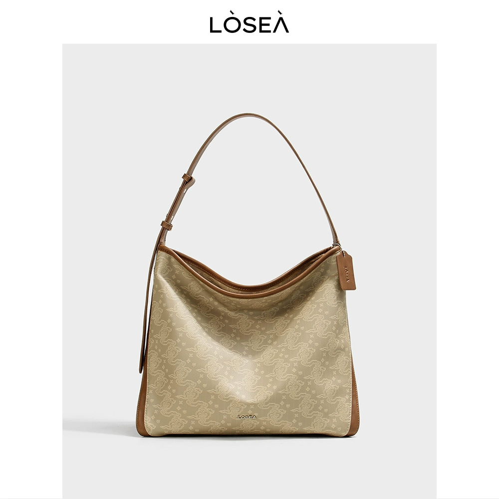 LOSEA Ruyi Moire Simple Atmospheric Tote Bag