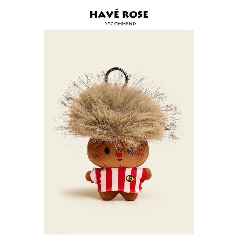 HAVEROSE Exploding Head Doll Pendant Plush Doll