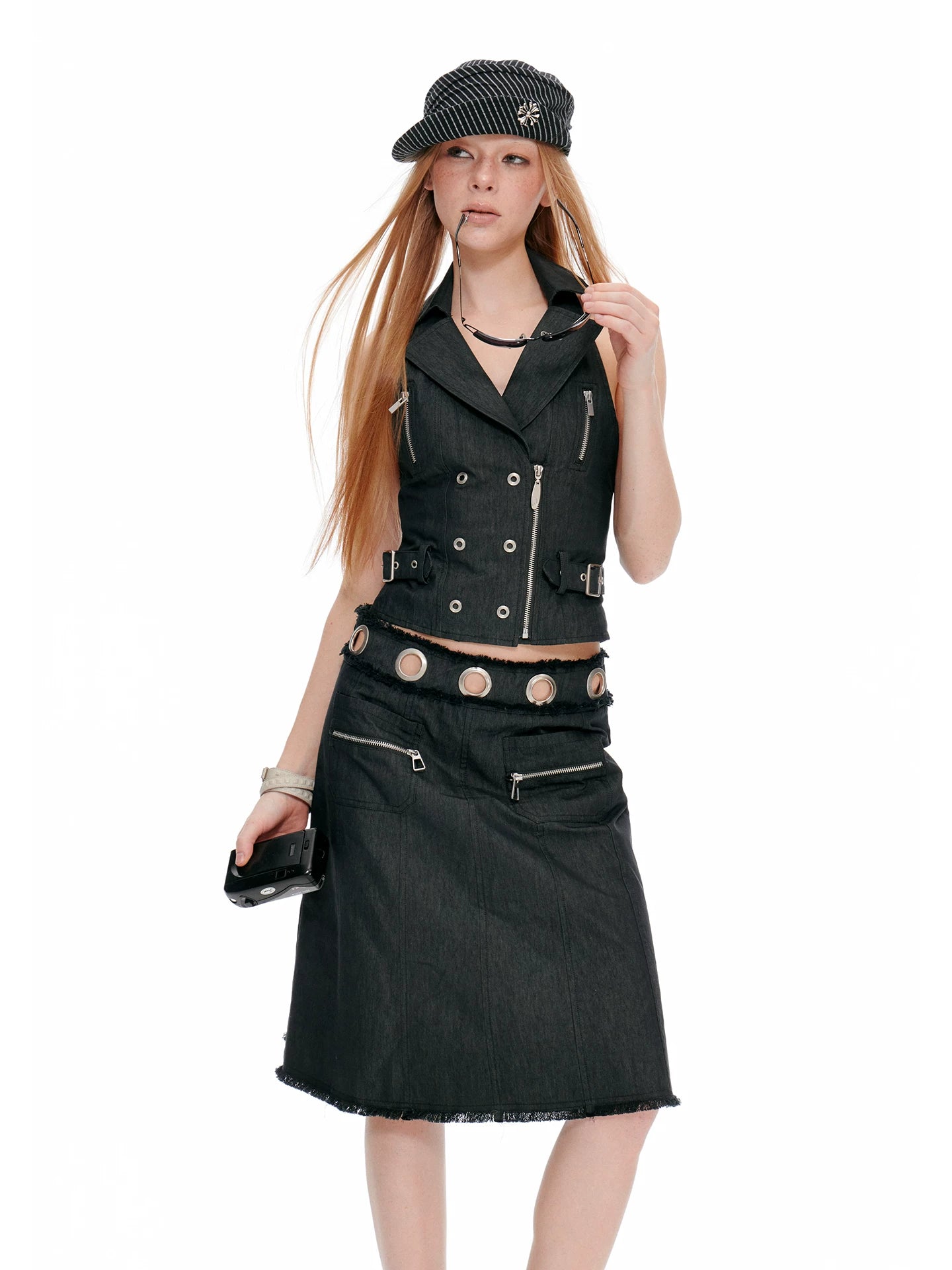 JIKOO Retro Old Texture Neck Sling
