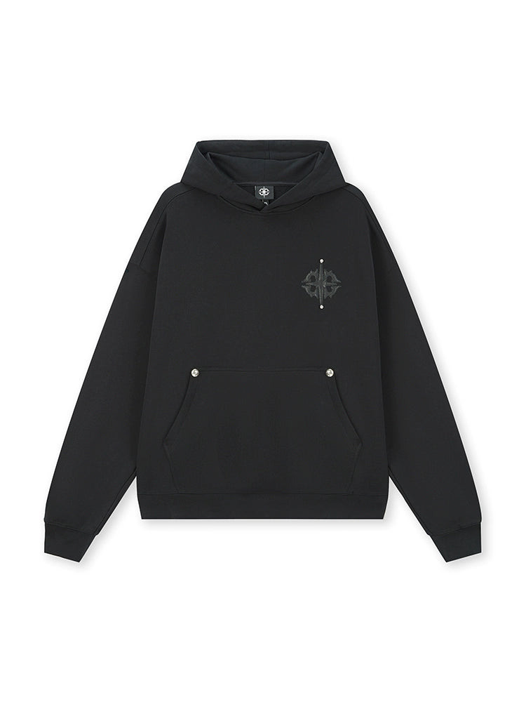 DICETINY Loose Heavy Hooded Sweater