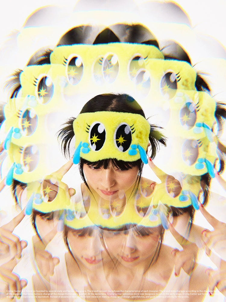 CryingCenter Colorful Tears Cute Plush Eye Mask