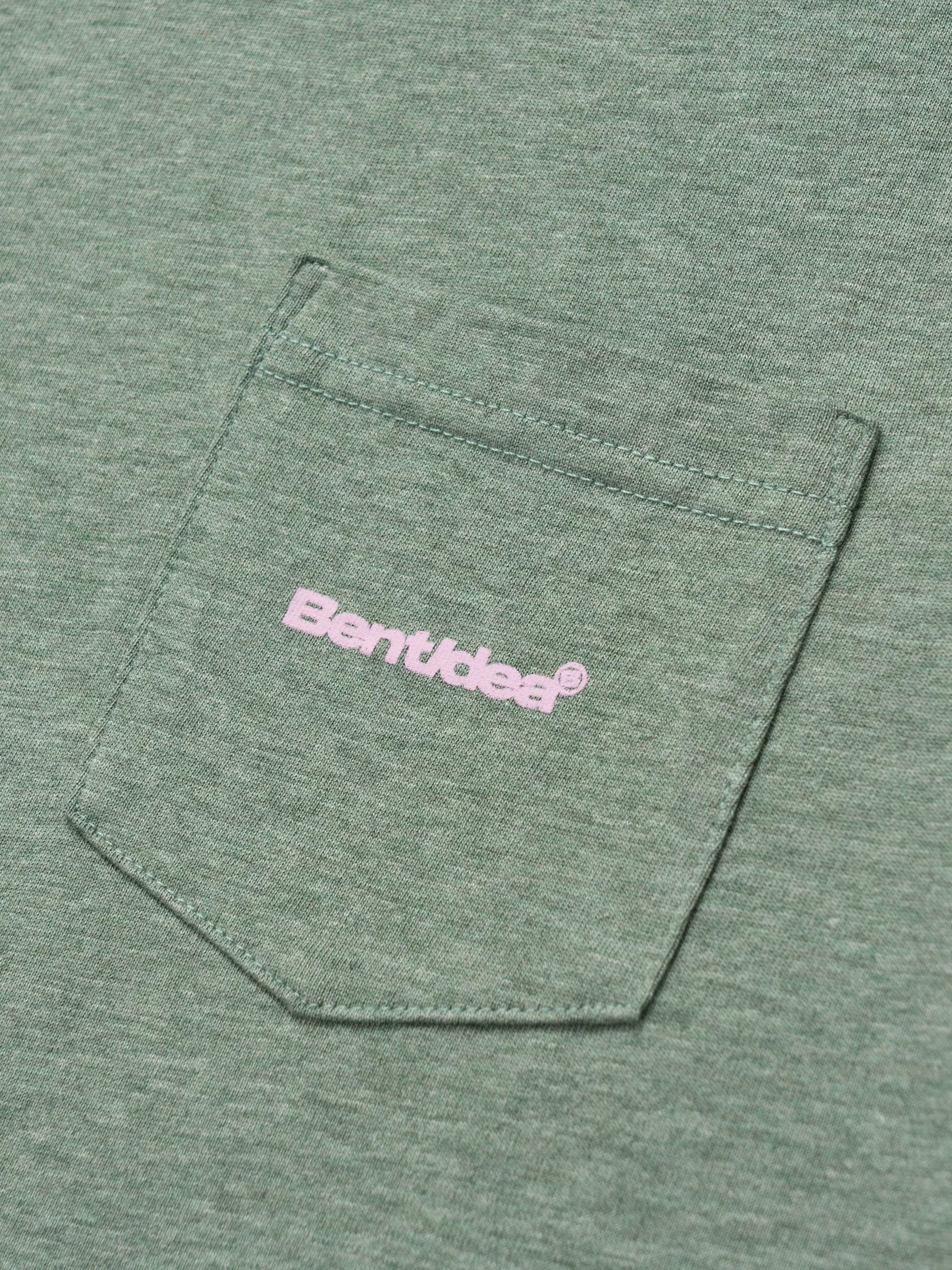 BENT IDEA Pocket Letter Print Loose Tee