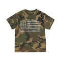 ANTIDOTE Camouflage Guitar Print Crew Neck Tee