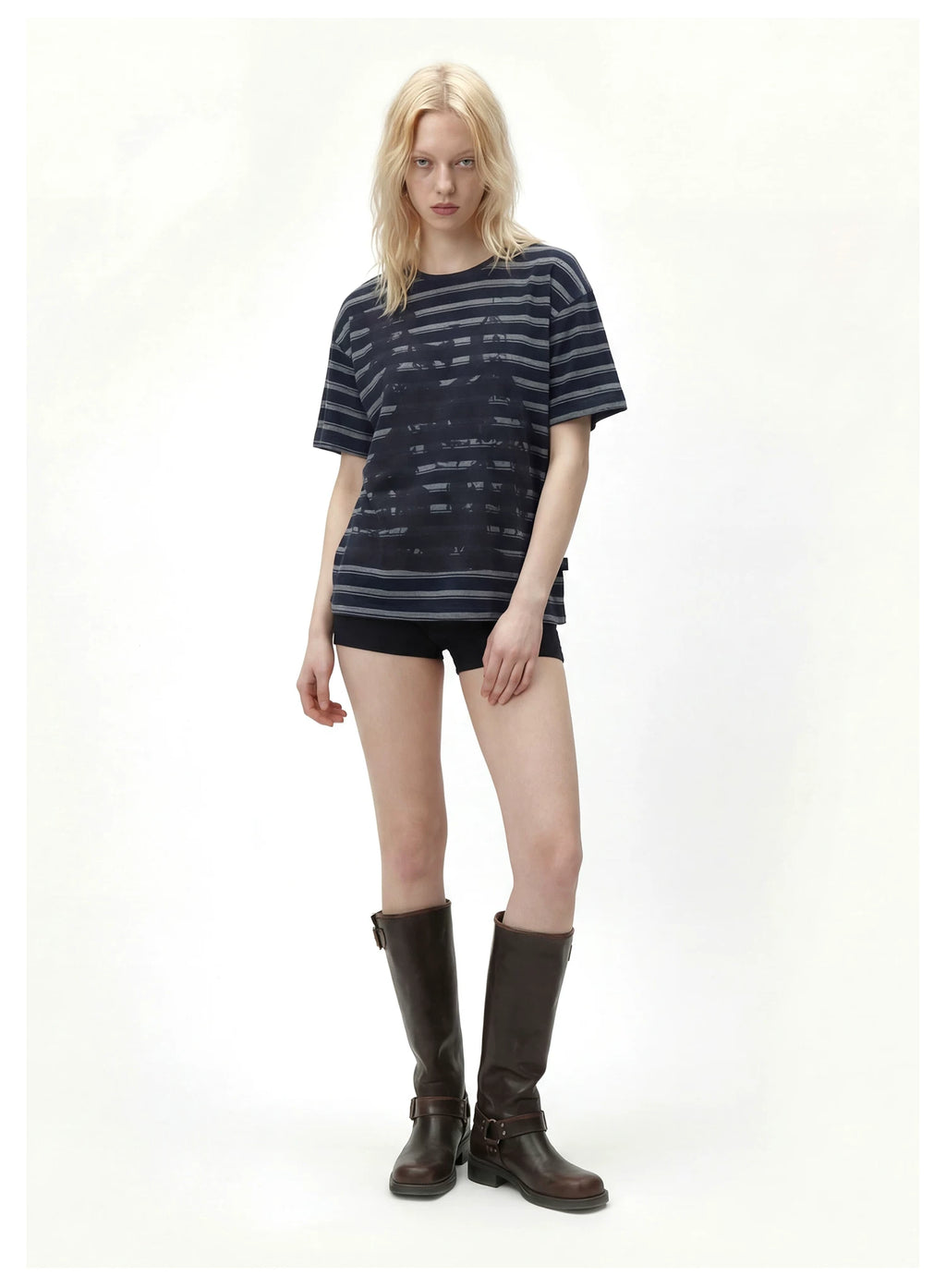 Remedy Vintage Loose Lazy Striped Tee