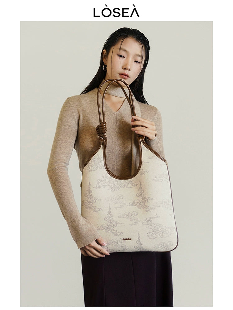 LOSEA New Chinese Large Capacity Tote Bag