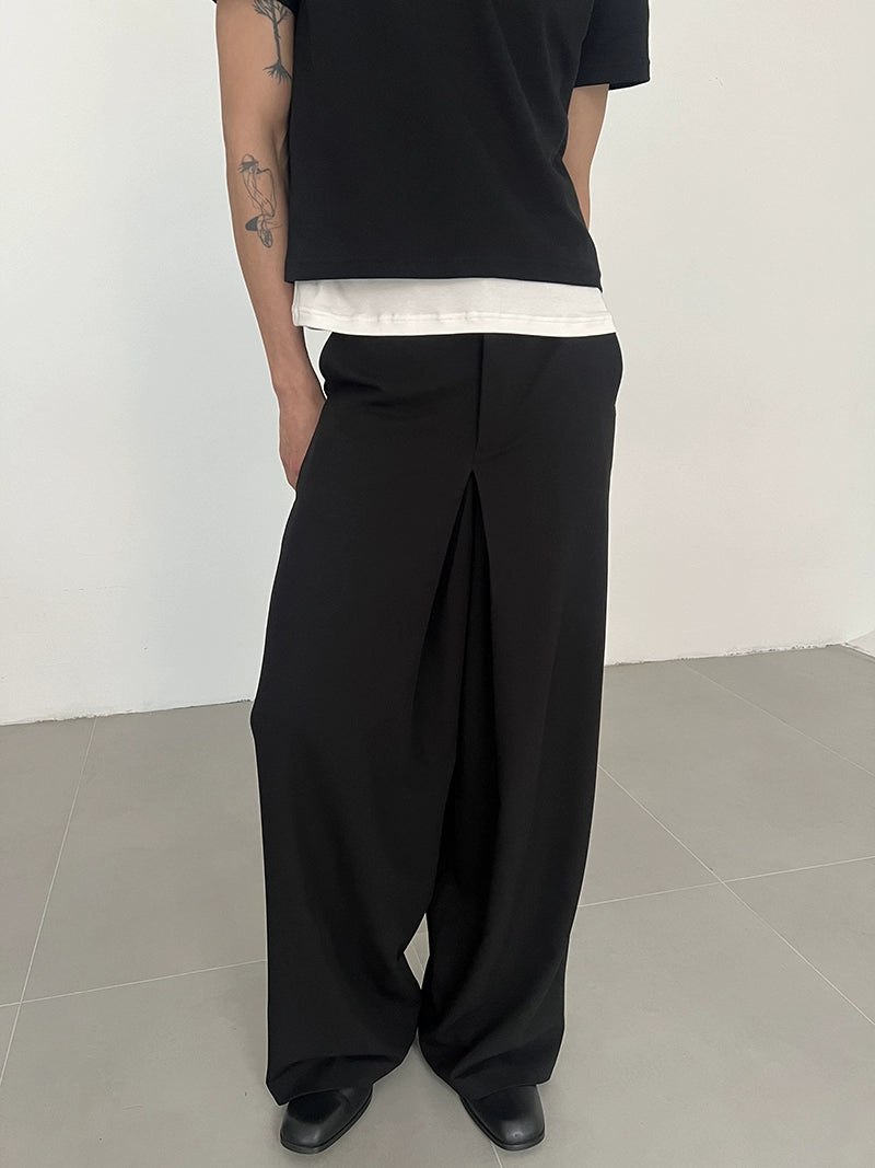 COLN Casual Versatile Loose Straight Pants