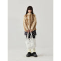 Eeee Faux Fur Breasted Plush Jacket