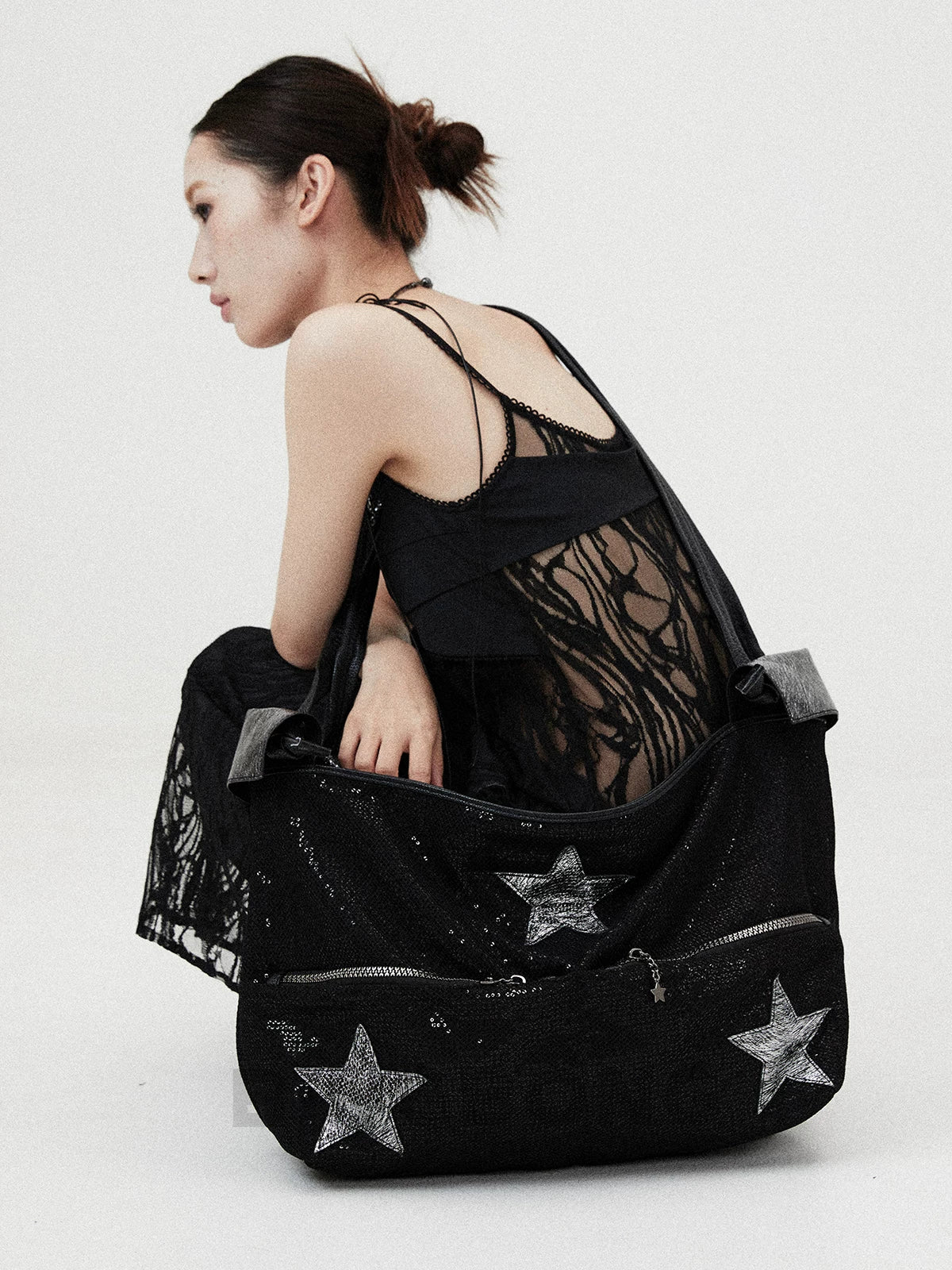 BINGBONG Large Capacity Messenger Bag