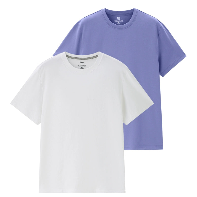 Giordano Knitted Cotton Round Neck Tee