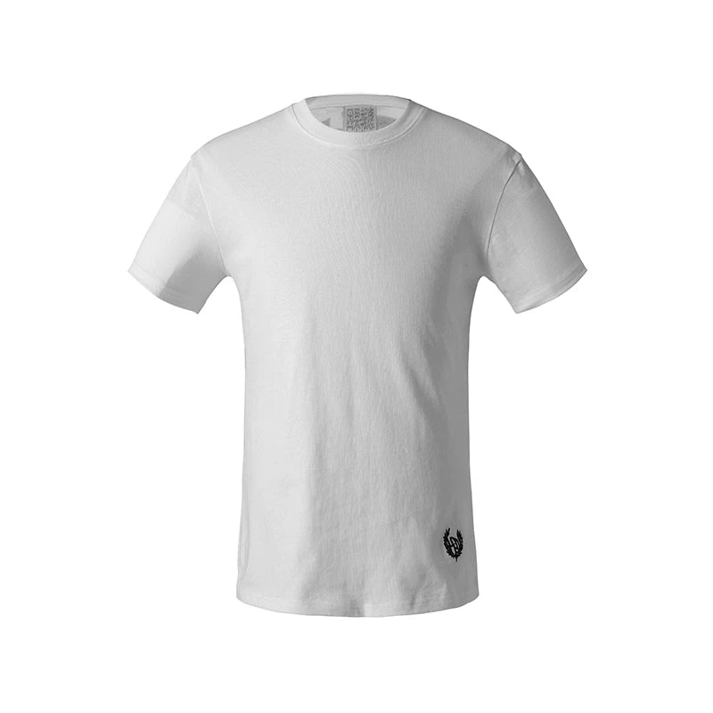 KARMANISTIC Embroidery Slim Round Neck Tee