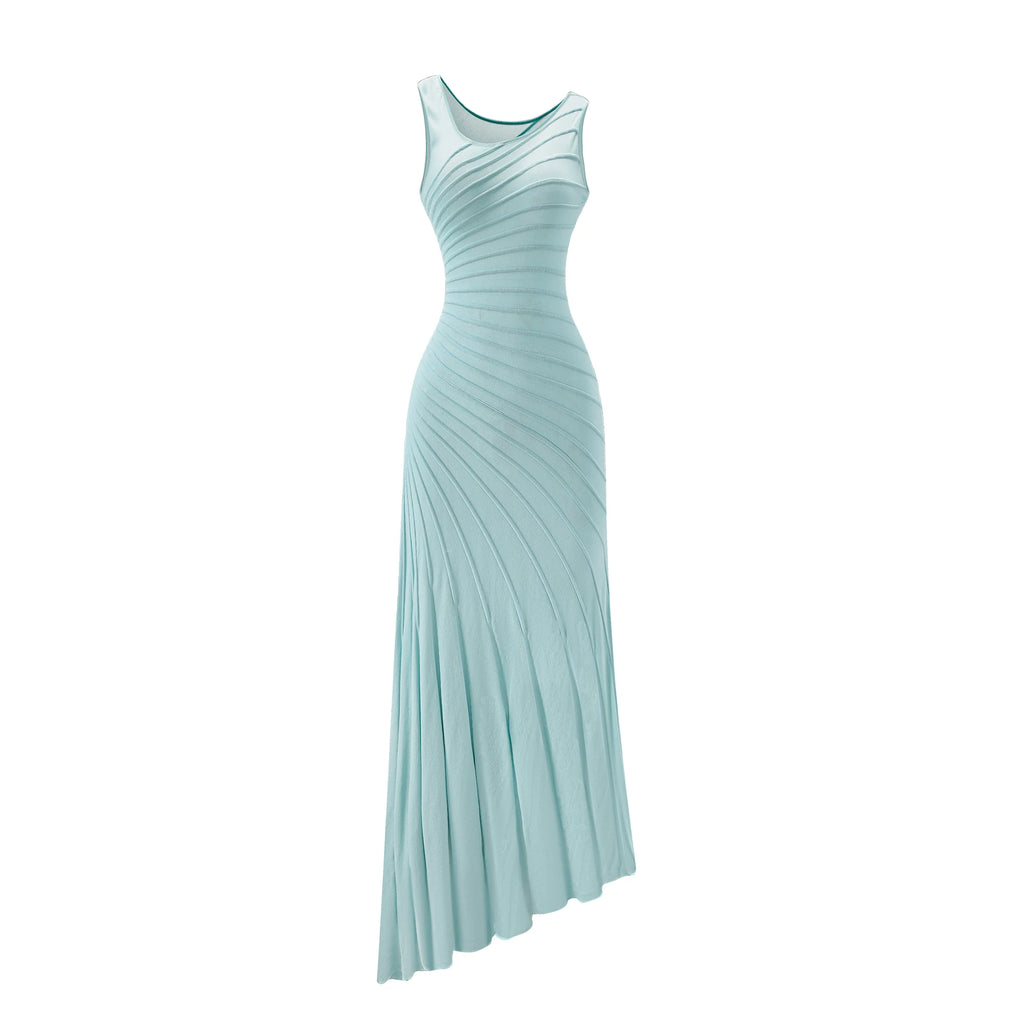 Barb Chilled Water Ripple Suspender Dress