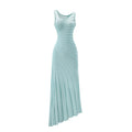 Barb Chilled Water Ripple Suspender Dress