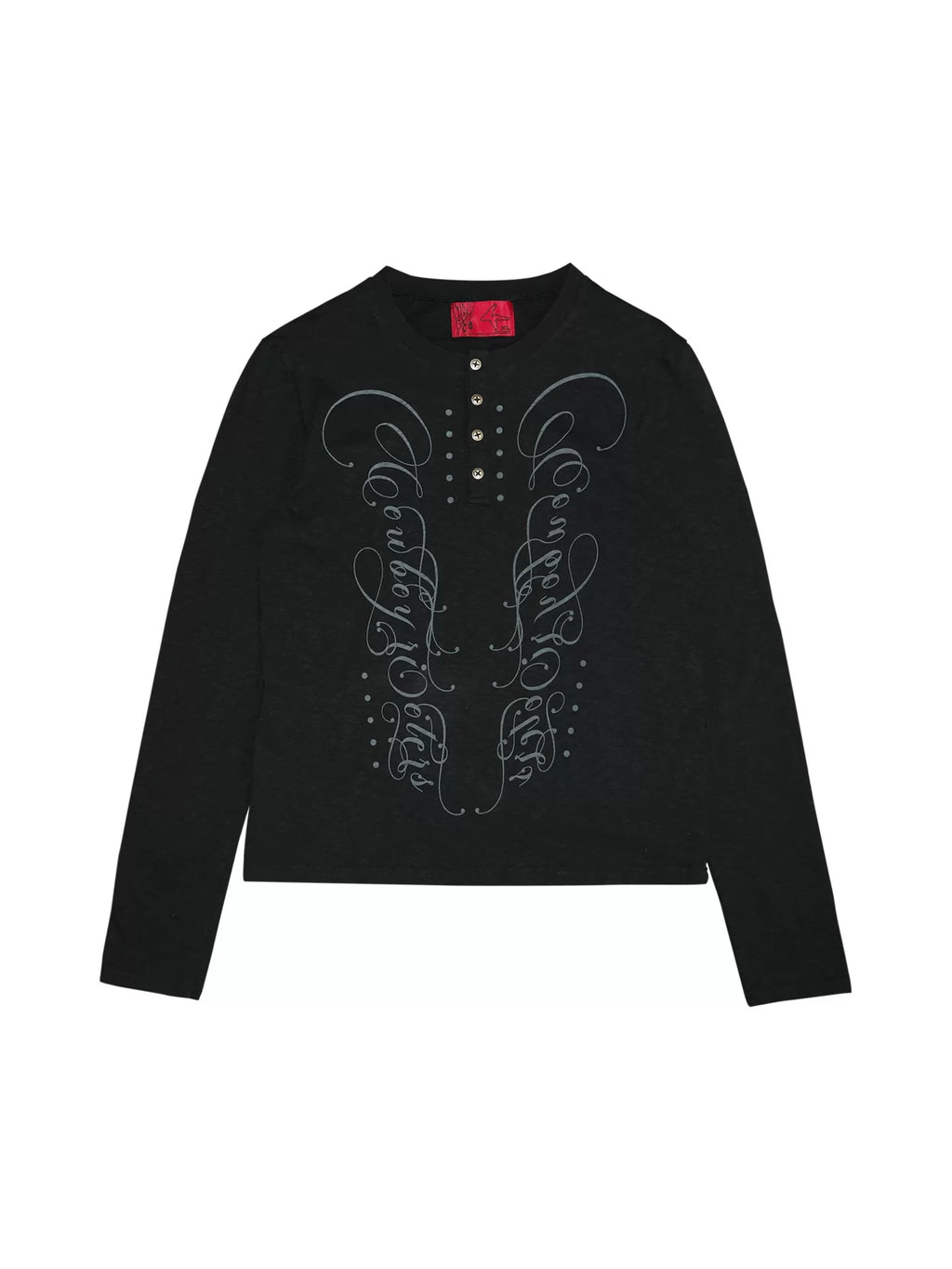 4AM Single Break Slim Fit Henry Neck Long Sleeve