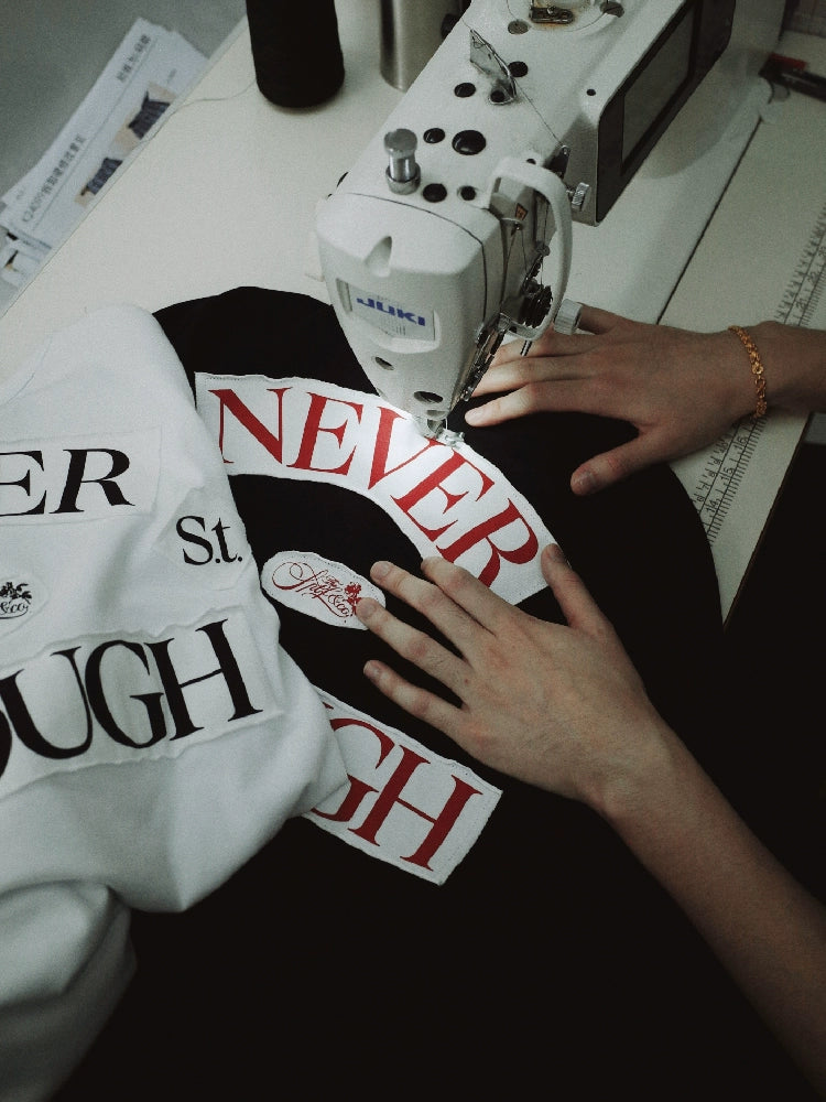 SUPERTOFU Vintage Threaded Cuffs Long Sleeves