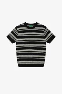 NO LOGO Retro Striped Light Tee