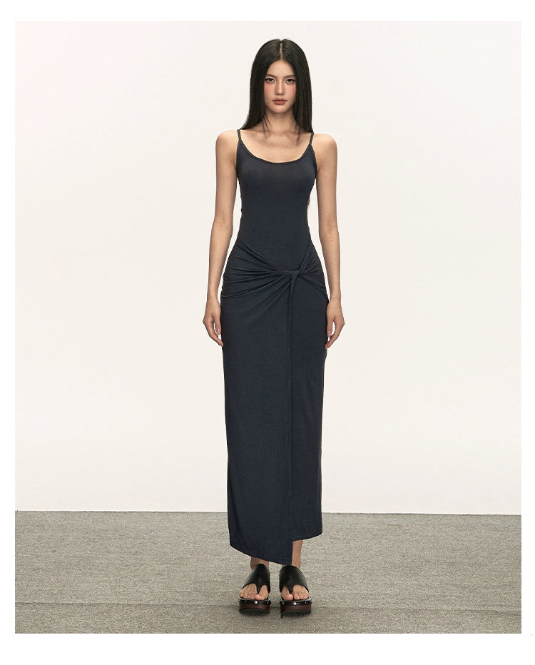 Anna Aneae Knitted Slim-fitting Suspender Dress