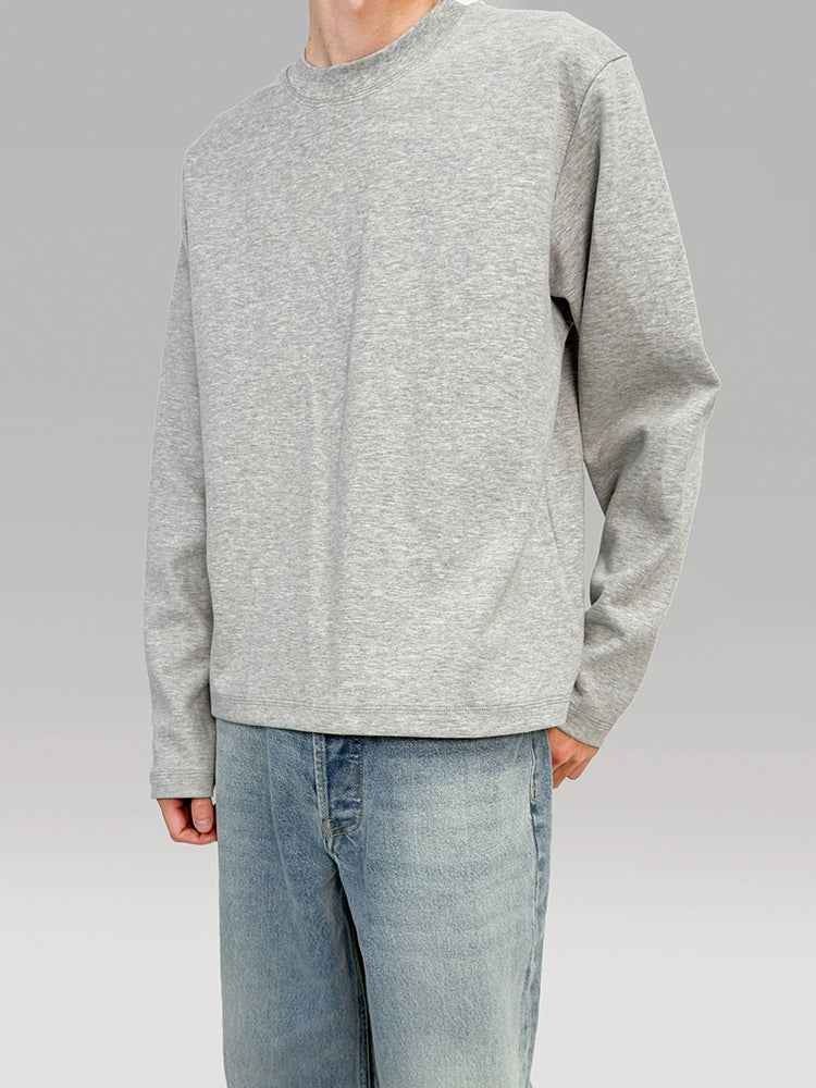 PLUS NO LOGO Double-sided Abraded Warm Long Sleeves