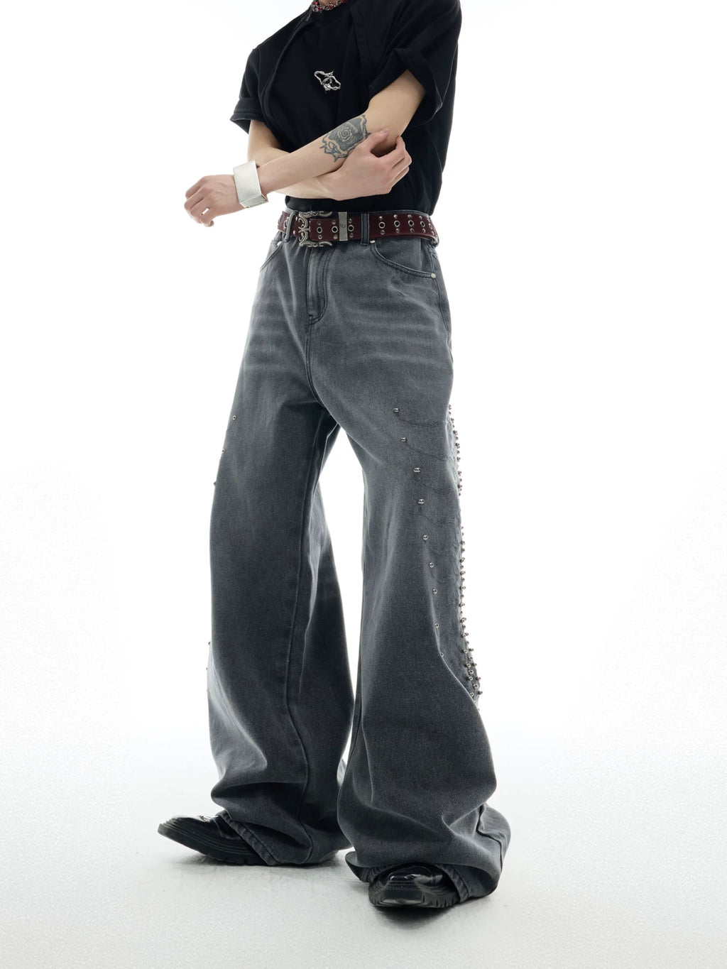 ArguECulturE Vintage Metal Spike Jeans