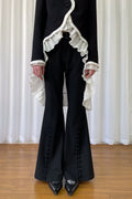 Loosesmell Skinny Premium Drape Wide Leg Pants Floor-mopping Pants