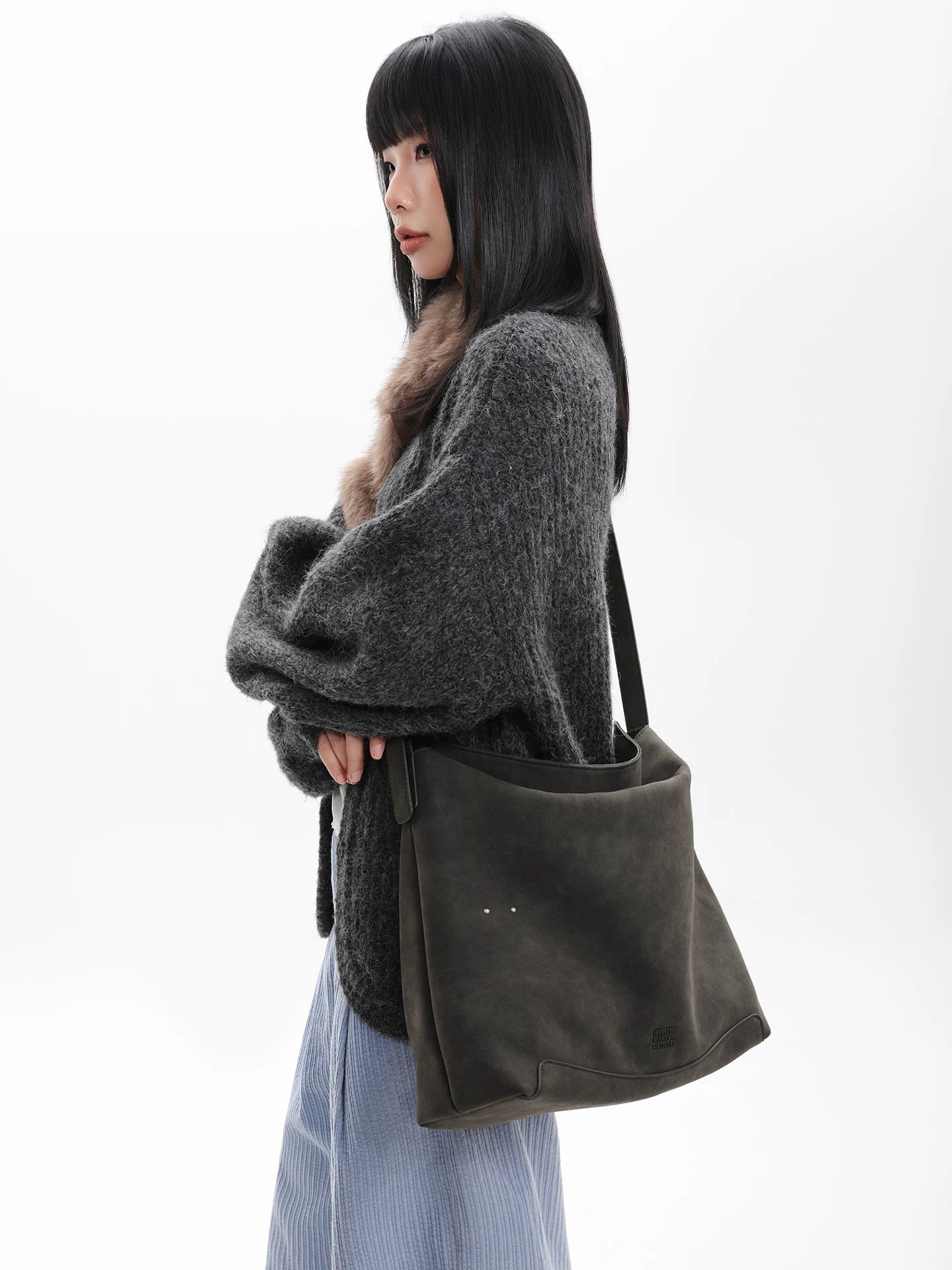 JANDRESS Commuter Soft Leather Crossbody Shoulder Bag