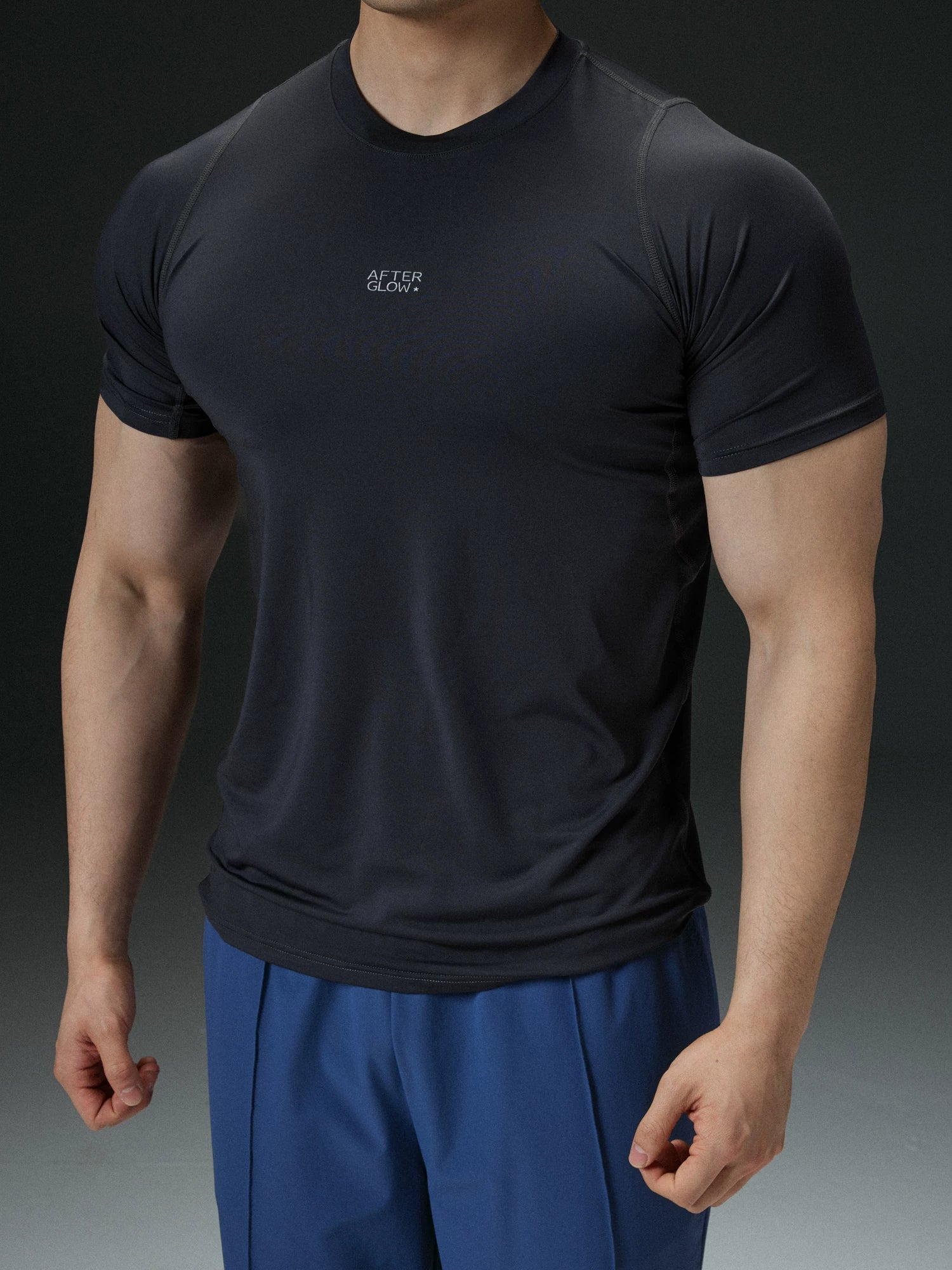 AFTERGLOW High Elastic Quick Dry Sports TEE