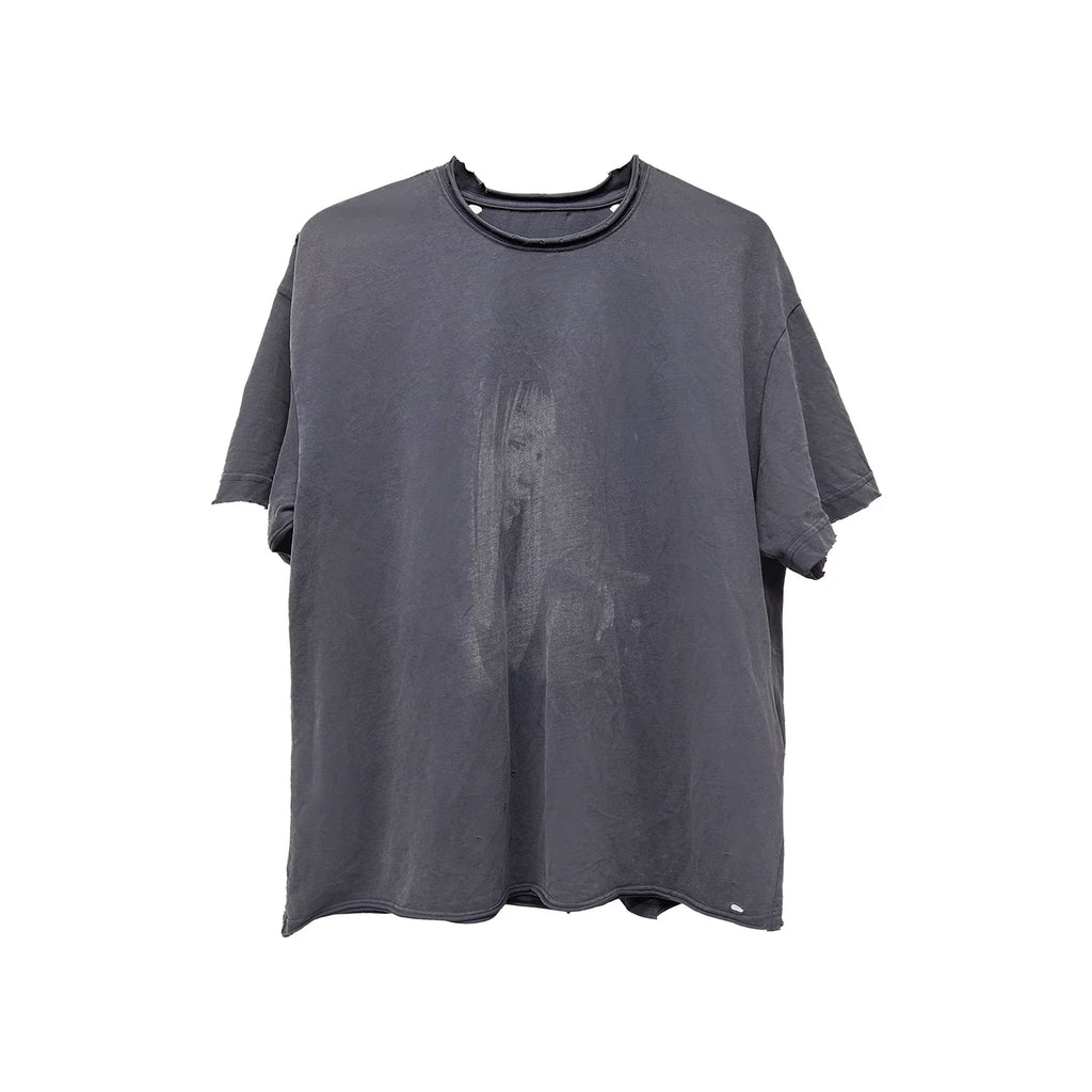 WANNA LAB Retro Short Wide Old Tee