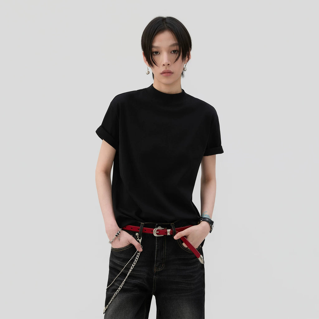 Sameuoo Shoulder Versatile Casual Tee