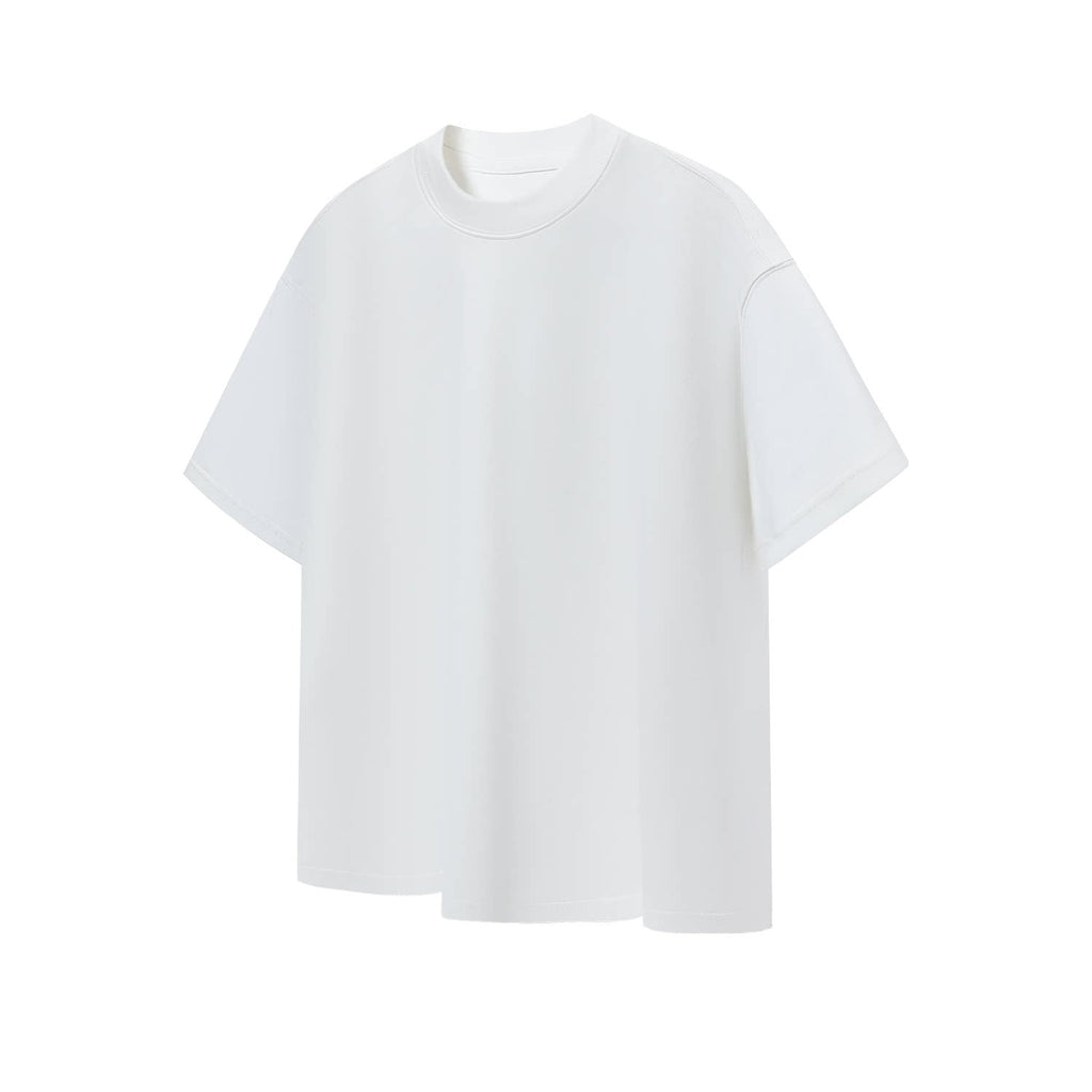 MANUSCRIPT Ice Feeling Front Shoulder Casual Tee