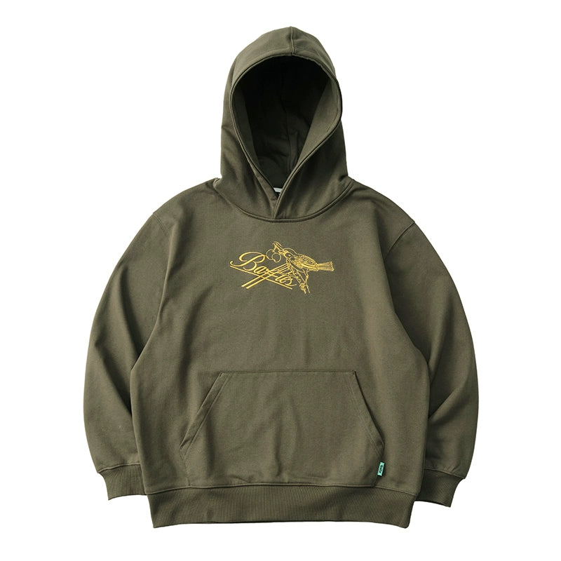 Battles Skylark Embroidered Hooded Sweater