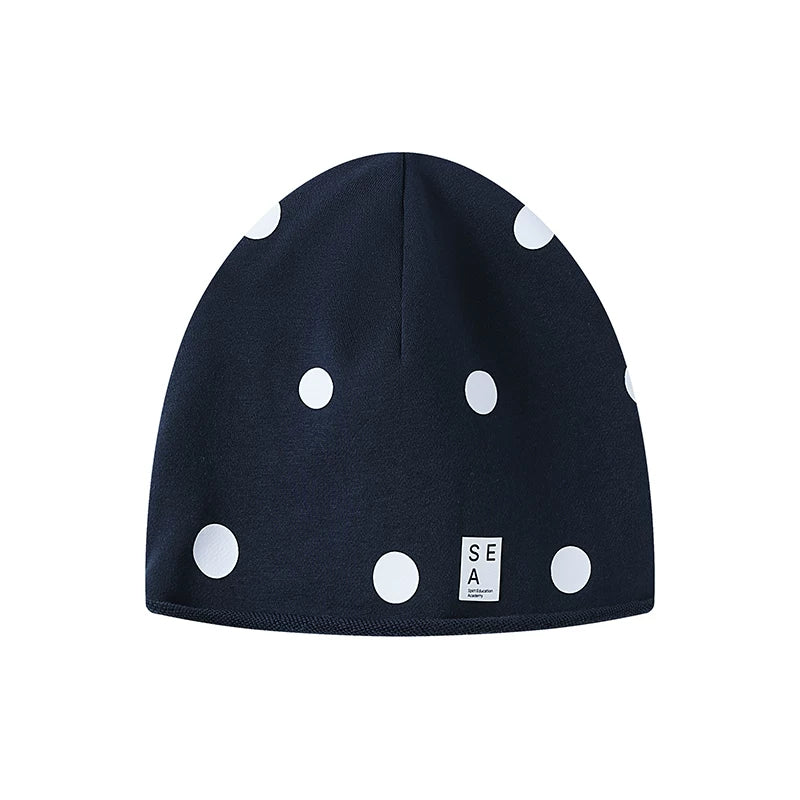 CryingCenter Polka Dot Edge Knitted Cold Cap