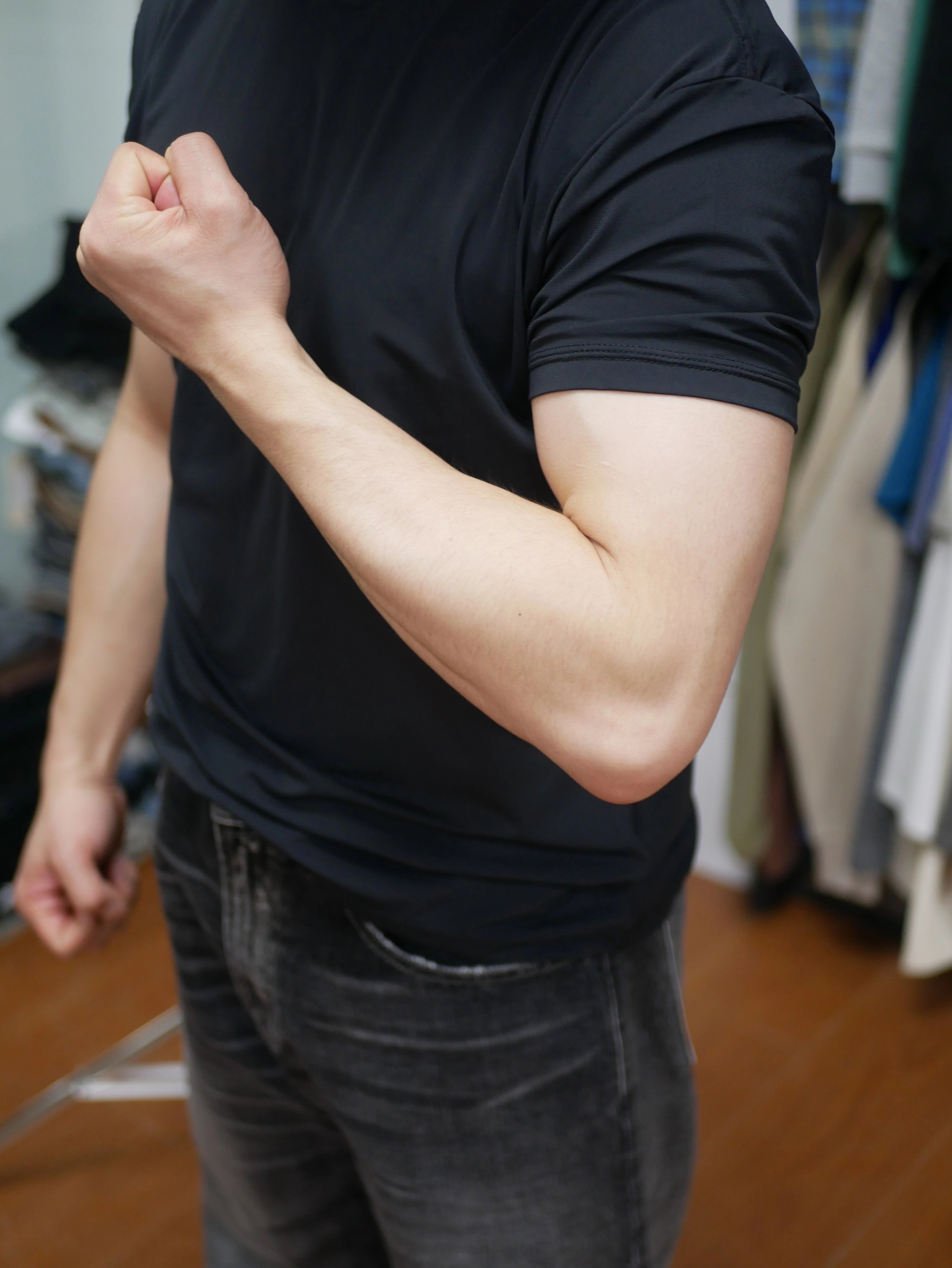 NO LOGO Ultra-thin Knitted Moisture-absorbing Quick-drying Tee